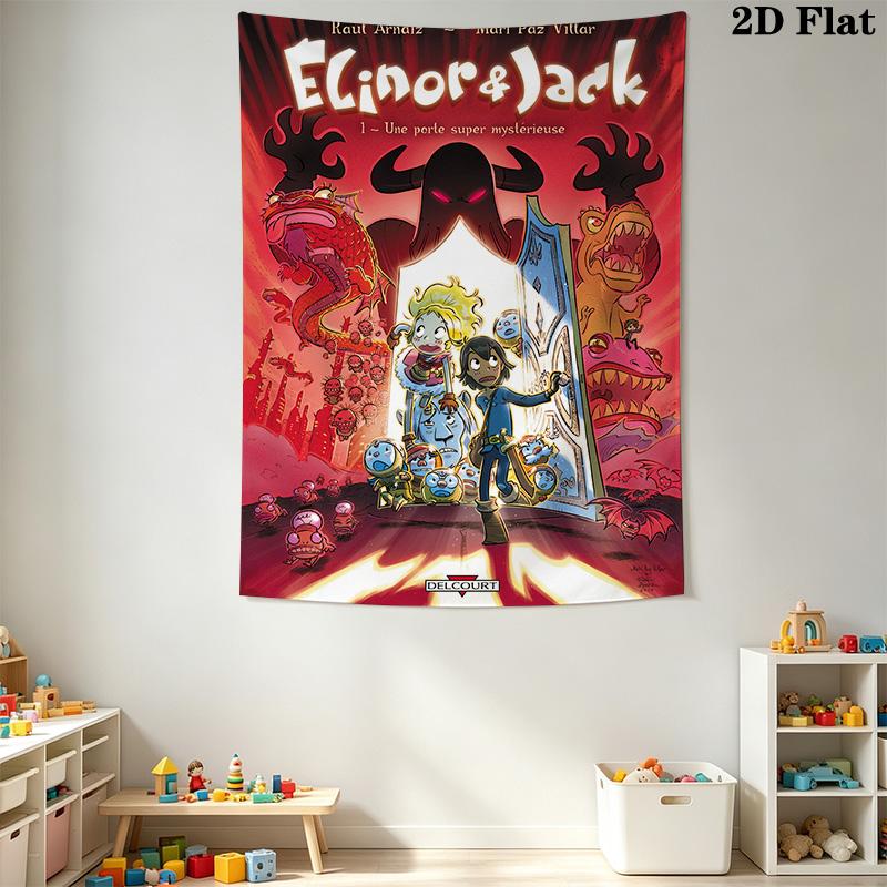 Elinor and Jack Pattern Home Decor Tapestry, Wall Hanging, Decorative RV Wall Cloth.MGT0918151