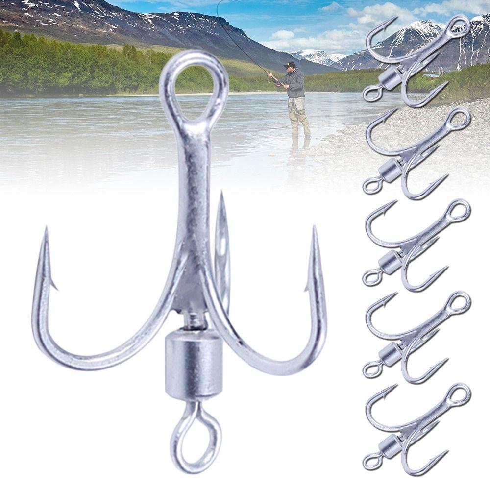 HOT Sharp Lure Turn Ring Sequins Carbon Steel Jigging Bait Fishing Hook