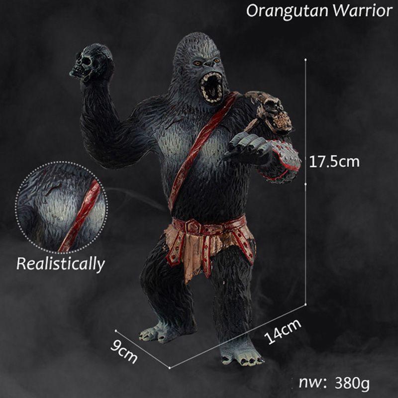 Модель Кинг Конга Гориллы, фигурка, игрушка Остров Черепа, украшенная реалистичными деталями для детей и взрослых