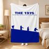 The 1975 Band Throw 240g flannel blanket, suitable for sofas, beds, offices,  exquisite gift blankets
