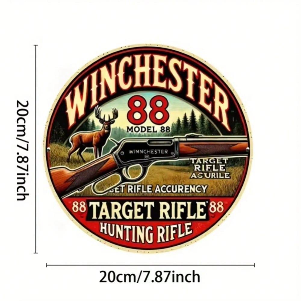 Винтажная металлическая настенная art Winchester Модель пистолета Знак для Хэллоуина Домашний декор