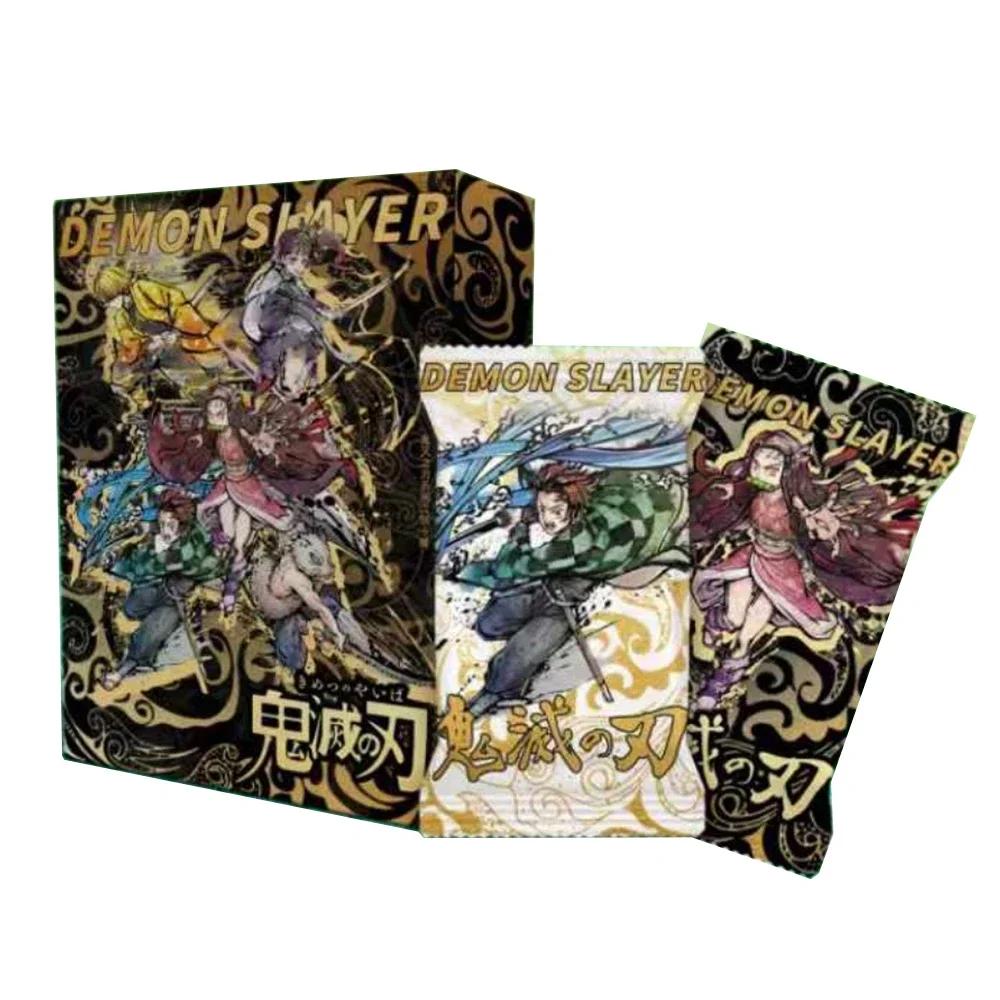 Карточка Kimetsu no Yaiba Английская версия Танджиро Незуко Канроджи Ограниченная карта SGR Аниме Периферия Коллекция Карточки Игрушки Подарки
