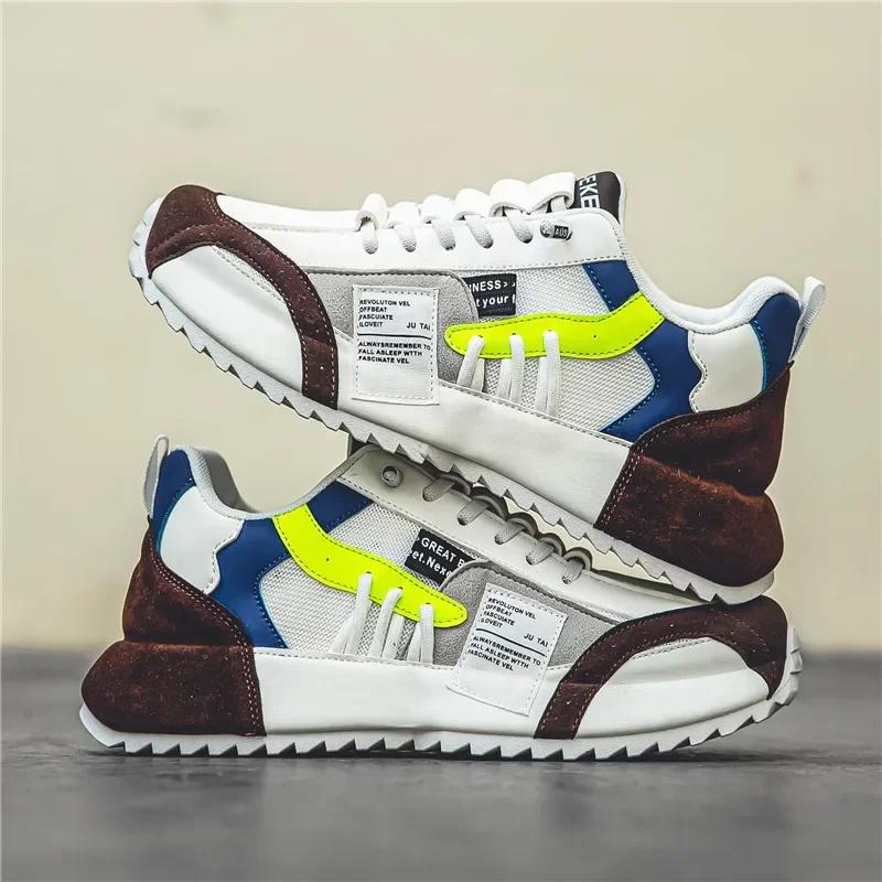 Модная обувь для мужчин, повседневная спортивная, трендовая, разработанная индивидуальность, эластичная, вулканизированная обувь, мужские кроссовки, удобная, дышащая обувь