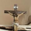 Traditional Cross Wall Hanging - Resin Statue of The Cross - Suitable for Christmas, Easter, and New Year Seasonal Religious Home Decorations