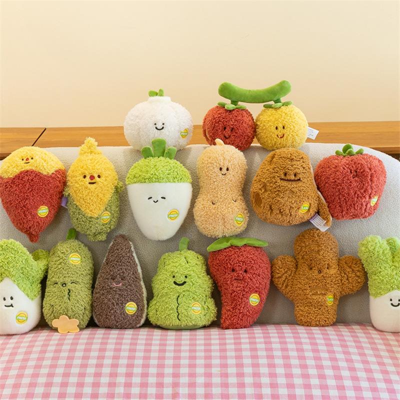 Cartoon Soft Doll Eight-inch Grabber Doll Wedding Tossing Vegetable Doll Children's Doll Plush Toy