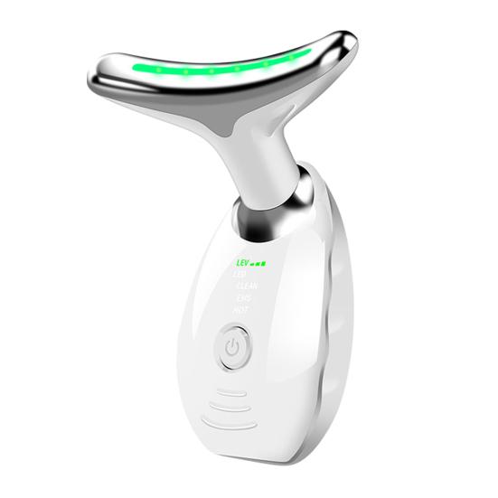 Массажер для красоты шеи Антивозрастной Укрепляющий Массажер с Красным Светом Микротоком Режимами Нагрева Многофункциональные Устройства для Ухода за Кожей для Домашнего Ухода