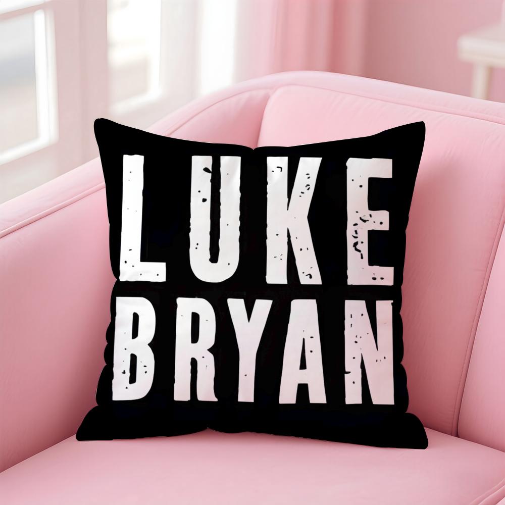 l-Luke Bryan singer Cushion Cover Comfortable Reversible Pillow Cover Ideal for Car Sofa Bedroom & Beyond