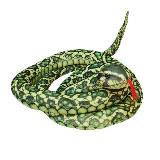 Snake Plush Toy Realistic Colorful Snake Plushie Educational Stuffed Doll Home Office Bedroom Decoration Prank Prop Kids Adults Christmas Gift