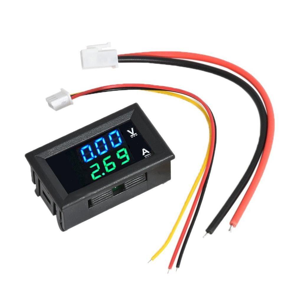Battery Monitor Detector Tester Current Meter Volt Current Voltage Meter Digital Voltmeter Ammeter