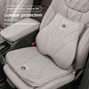 AGM1 Memory Cotton Car Seat Covers Breathable Neck Pillow Lumbar Support For Alfa Romeo Giulietta Mito 159 Giulia Stelvio 156 147