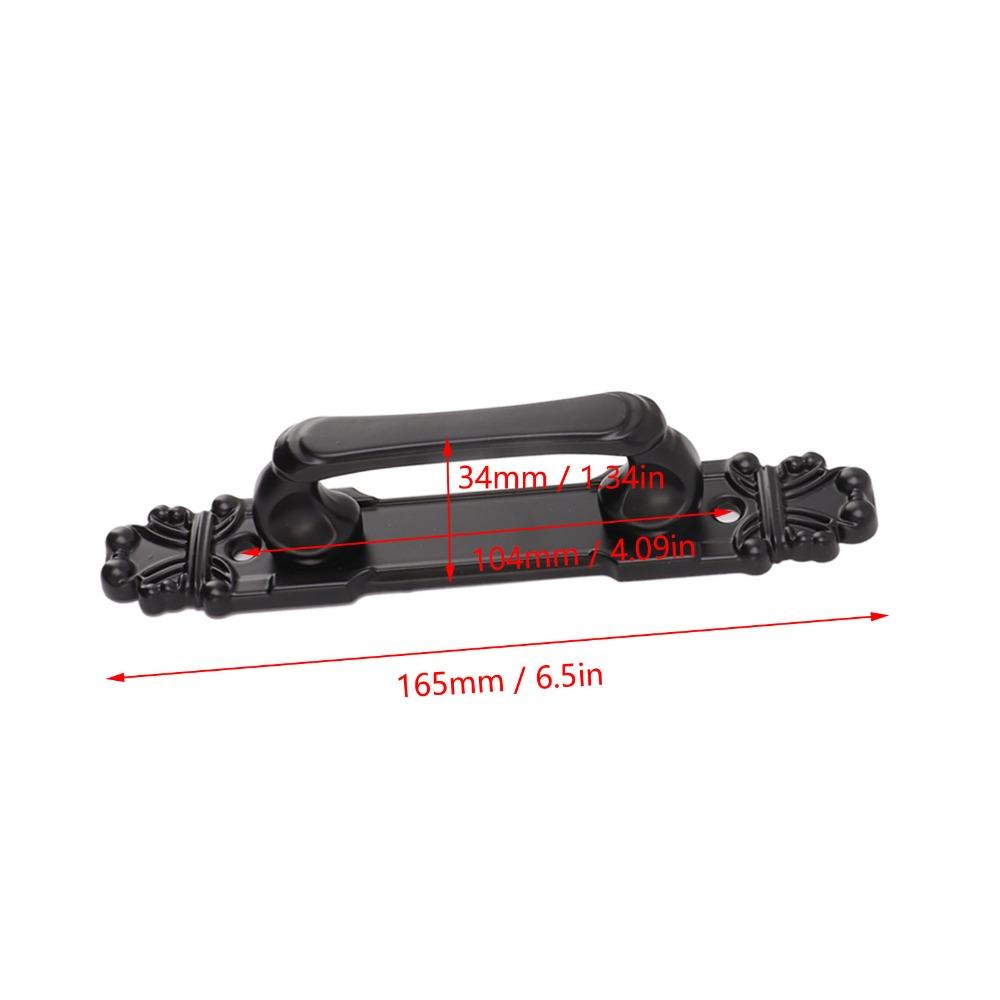 2pcs Aluminum alloy Heavy Duty Door Handle Black Sliding Door Handle Barn Door Handle Industrial