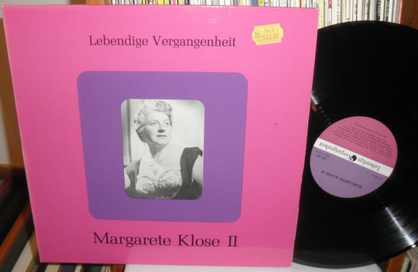 Виниловая пластинка MARGARETE KLOSE Lebendige Vergangenheit Margarete LV207 Lebendige Verga Австрия Классика Б/у