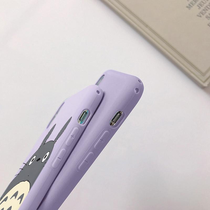 Милый чехол для телефона с аниме Тоторо для iPhone Samsung A55 S24 FE S25 M35 Xiaomi Redmi Note 13Pro 14C Huawei Honor Realme противоударный матовый чехол с защитой от царапин