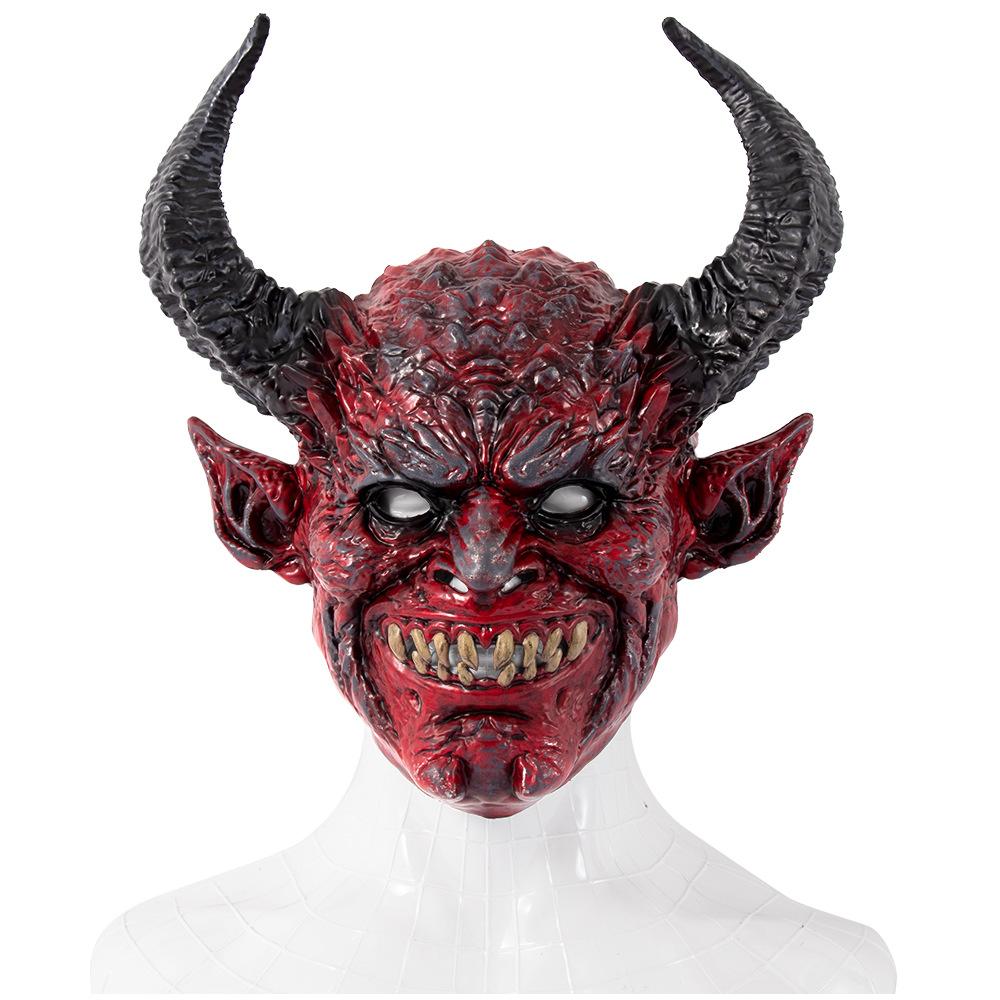Halloween Devil Head Mask Party Mask