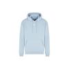 Emporio Armani FW23 Серия EA7 Однотонный Свитшот с Логотипом Свободный Крой С Капюшоном Длинный Рукав Унисекс Свитшот Светло-Голубой 3RUM78-TJPQZ-1541