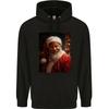 Black Santa Claus Christmas Xmas Hoodie