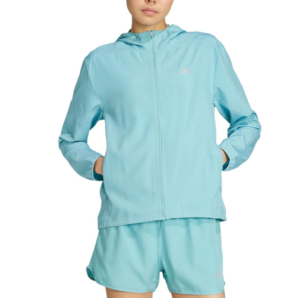 Adidas Running Jackets Women's Light Mint Hooded Moderate Other JM5745