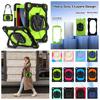 For Apple iPad 10.2 (2020) 360° Rotating Grip Heavy Duty Protection Stand TPU+PC 3in1 Anti-knock Shockproof Tablets PC Case