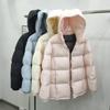 2025 Women's Hooded Down Jacket – 90% Duck Down Thick Loose Coat for Couples