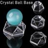 Fixed Seat Quartz Sphere Holder Acrylic Display Stand Crystal Ball Base Transparent Pedestal