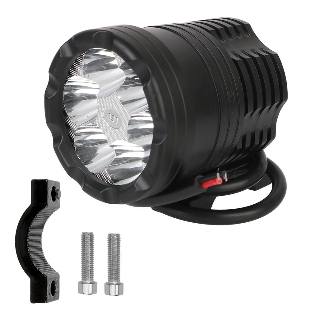 Светодиодная фара-прожектор 12 В, мотоциклетная фара в сборе, лампа для вождения для BMW Honda Kawasaki Cafe Racer, вспомогательные противотуманные фары