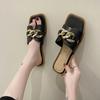 Модные летние тапочки женские плоские уличные трендовые пляжные сандалии женские шлепанцы 2024 сандалии женские