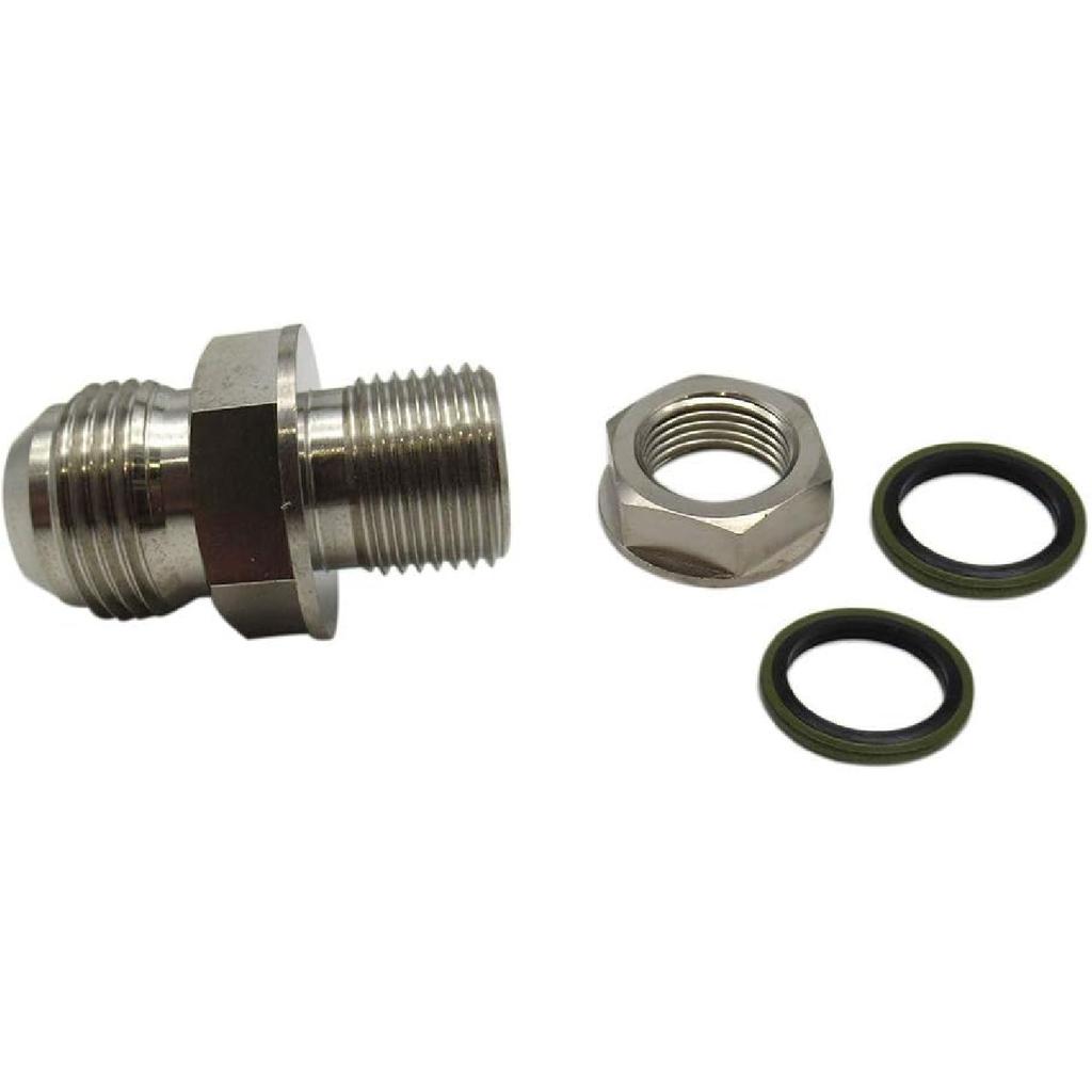 YL INC. New 10AN Turbo Oil Pan/Oil Return Drain Plug Adapter Bung Fitting No Weld