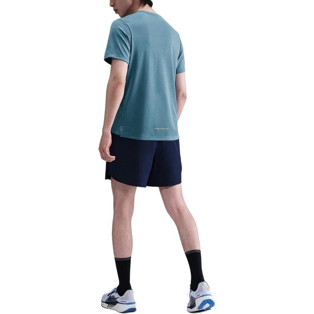 Nike Мужская футболка DRI FIT MILER Сине-голубой Бирюзовый AJ7566-464
