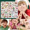 K10 Christmas Children's Tattoo Stickers, 10 Pieces