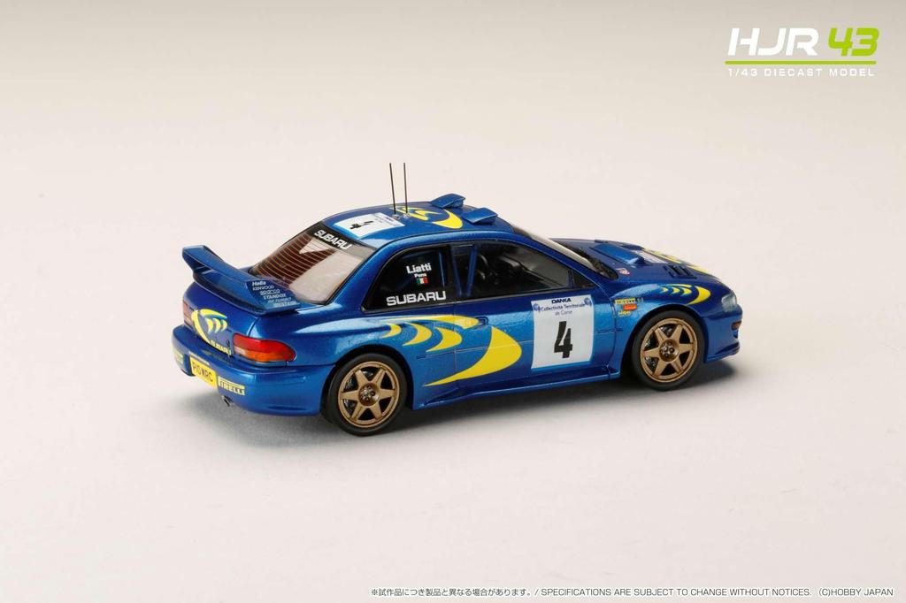 Hobby Japan HJR43 Масштаб 1/43 Subaru Impreza Tour de Corse 1997 #4 Готовая модель
