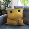 YELLOW DRAGON CUTE NaiLong Cushion Cover Comfortable Reversible Pillow Cover Ideal for Car Sofa Bedroom & Beyond