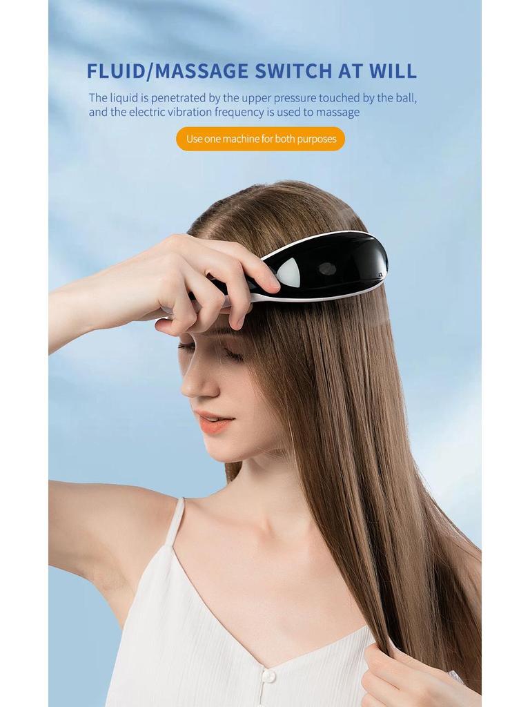 Электрическая расческа для ухода за волосами с красным светом для массажа кожи головы, меридиональной терапии и стимуляции роста волос