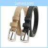 Lightweight Womens Slim Faux Leather Belt For Dresses And Jeans With Classic Pin Buckle For Daily Use