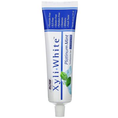 Решения, Xyliwhite, Гель-зубная паста, Платиновая мята, 181 г(6.4 унции)