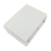 Outdoor Waterproof Junction Box ABS Grey 15.7 X 11.8 X 6.7in Hinge Cover Insulated Electrical Box for Garden