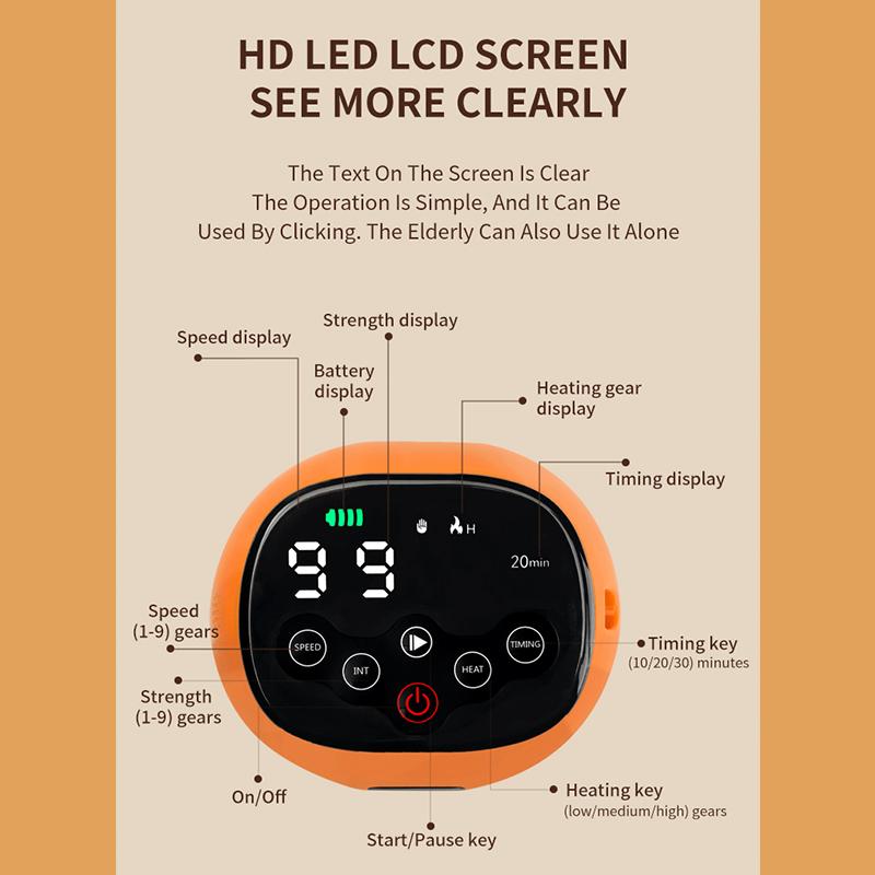 Rehabilitation Robotic Gloves with Heating Stroke Hemiplegia Hand Rehabilitation Device Finger Trainer Hand Massager