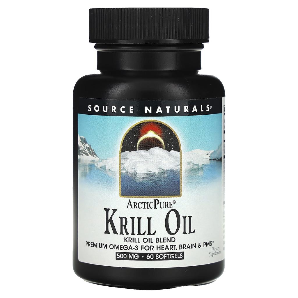Source Naturals ArcticPure, Krill Oil, 500 Mg, 60 Softgels