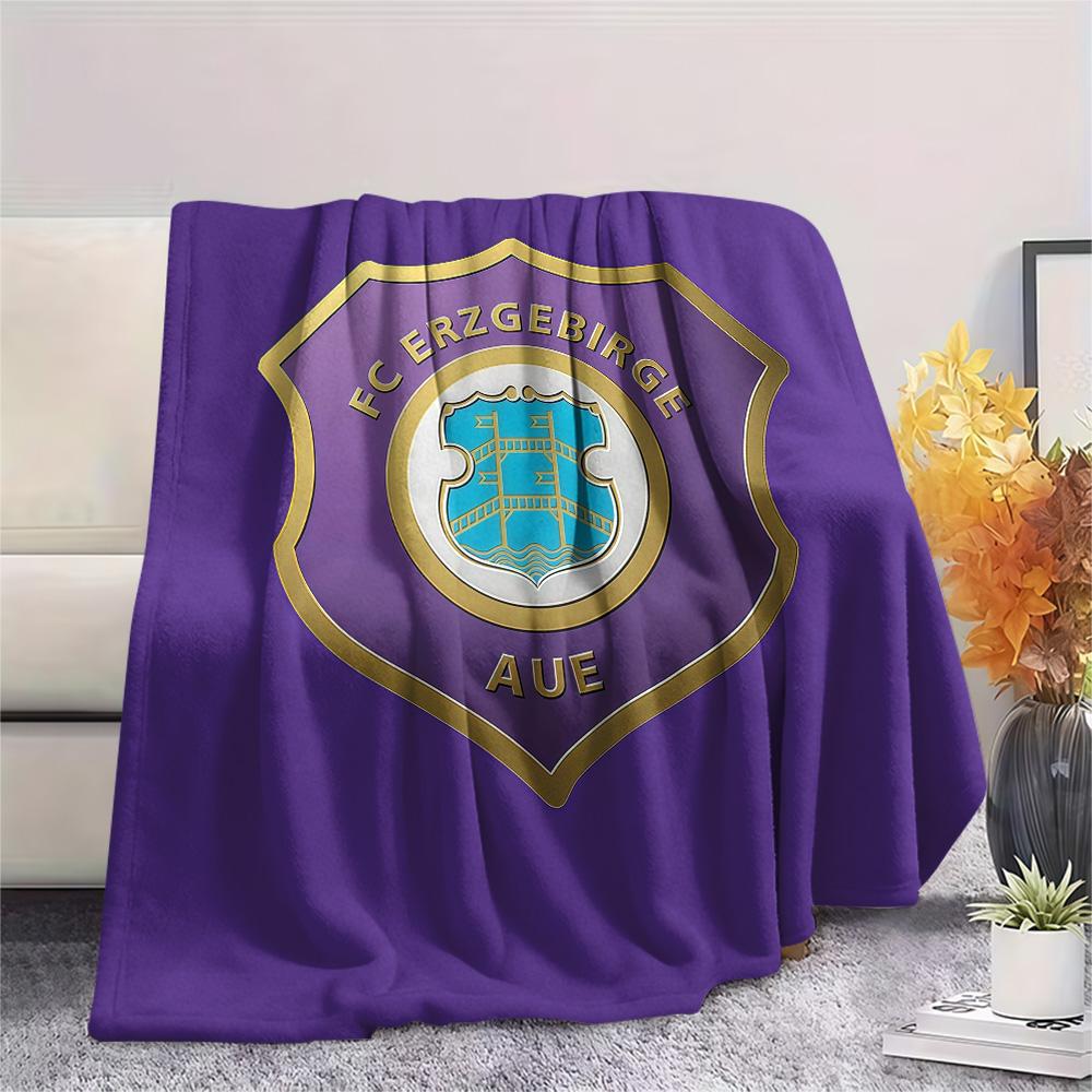 FC Erzgebirge Aue Flannel Blanket, High quality Comfortable for All Seasons, Home Decor, Warmth and Comfort