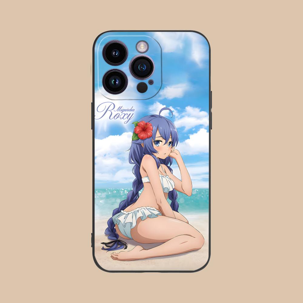 Чехол для мобильного телефона Mushoku Tensei Roxy для iPhone 17 16 15 14 13 12 11 X XR XS 8 7 Air Pro Max Plus Mini Цветной чехол Красивый