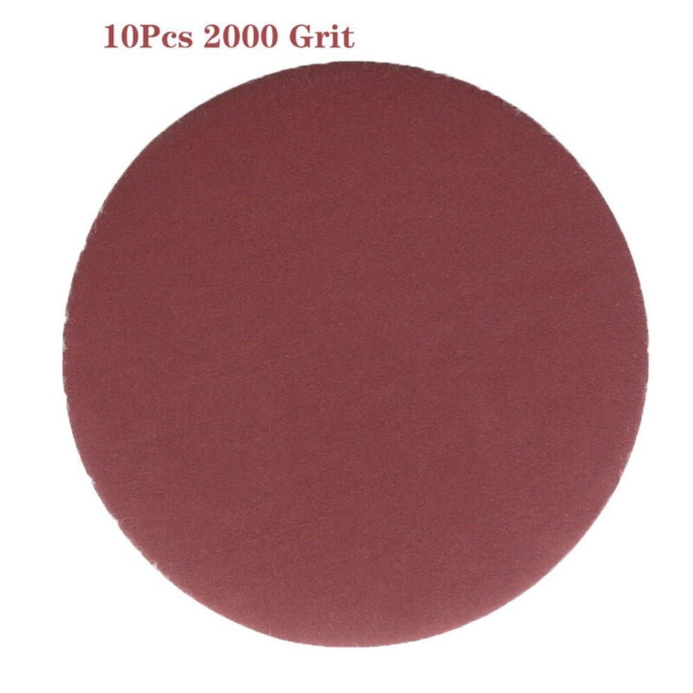 Sandpaper 5inch/125mm 40-2000Grit Round Shape Disk Sand Sheets Polishing