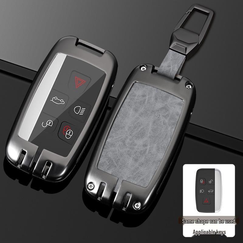 Чехол для ключа Land Rover для Range Rover, Defender, Velar, Evoque, Discovery 4, Freelander и Discovery 5 - Металлический чехол для ключа автомобиля.