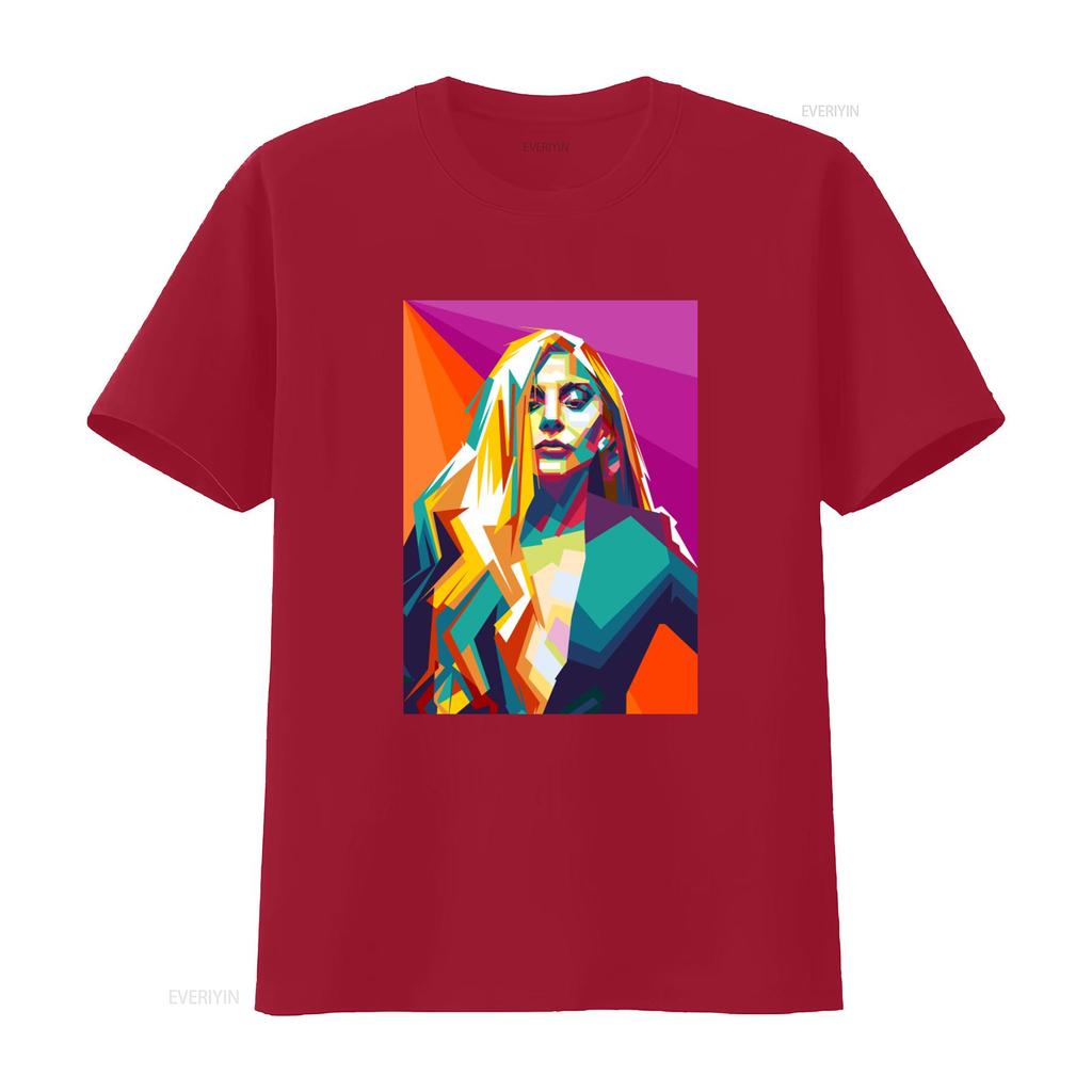 Винтажная футболка Lady Gaga для молодежи с длинным рукавом и размером для малышей, винтажная, стиранная, удобная, уличный стиль, повседневная