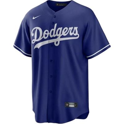 X Коллаборация MLB Dodgers Bellinger Простая Удобная Футболка с Коротким Рукавом с Буквами Мужские Топы Синий T770-LDRS-LD7-B35