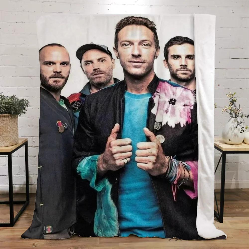 Coldplay Кидает одеяла для дивана Роскошное плед-покрывало Размер King Пушистый Клетчатый Микрофибра Постельное белье Пляжное полотенце Домашний интерьер На колено
