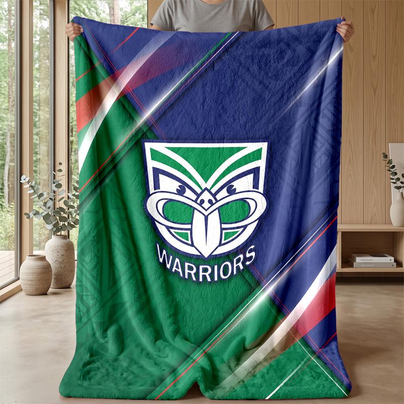 Wigan Warriors Flannel Fleece Blanket Cozy Warm Throw Blanket For Couch Bed Travel All Season Use