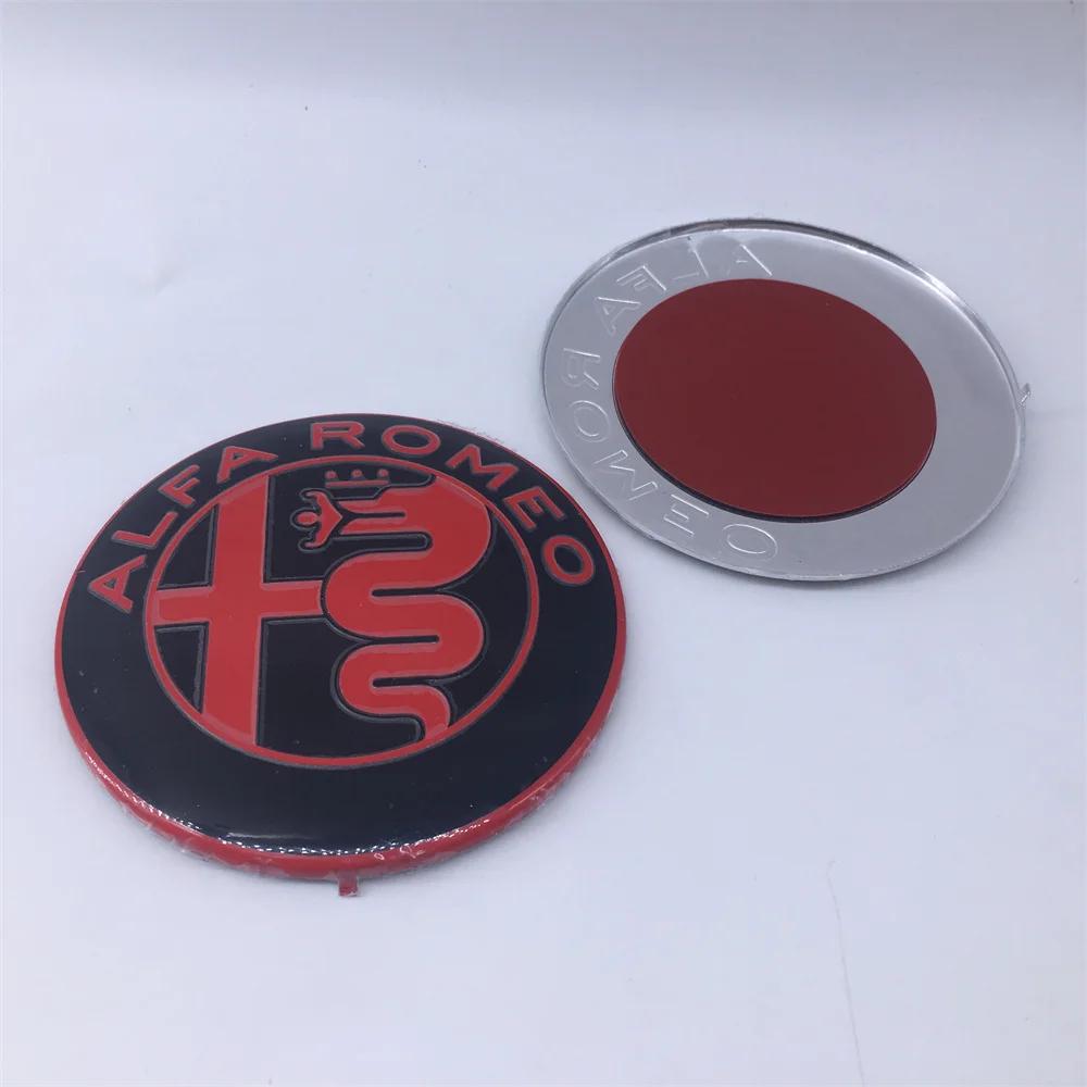 Car Stickers For Alfa Romeo 200pcs 7color 74MM for Alfa Romeo Giulia Stelvio Giulietta147 Mito Tonale Brera Disco Vola Steering