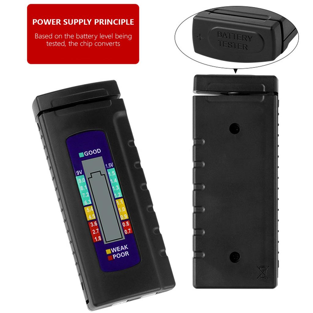 Высокоточный тестер емкости аккумуляторов для элементов AA AAA CD Портативный для домашнего и профессионального использования