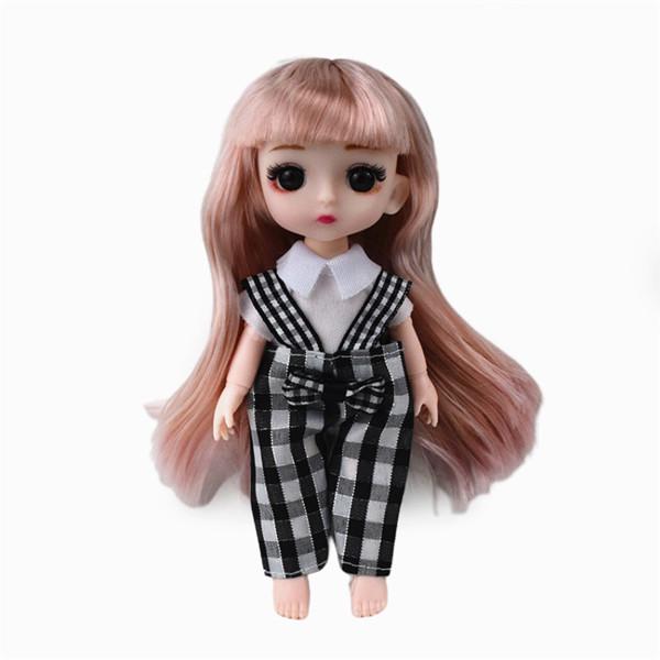 16 см большой глаз кукла моделирование принцесса одеваются игрушечная одежда кукла модный стиль случайный