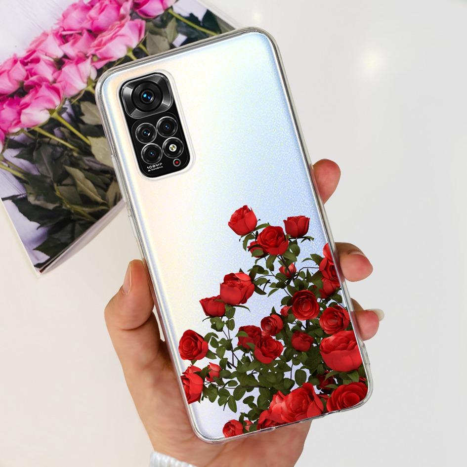 For Xiaomi Redmi Note 11 Case Note 11s Cover Popular Butterfly Dragon Soft Silicone Clear Case For Redmi Note 11S 5G Note11 Capa