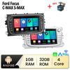 Android Auto Radio Car Multimedia Video Player 2 DIN For Ford Focus Mondeo C-MAX S-MAX Galaxy II Kuga 7" HD Screen MirrorLink GPS 1+32GB
